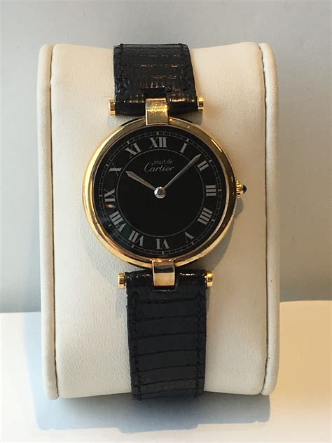 vintage cartier womens watches|pre owned cartier women's watches.